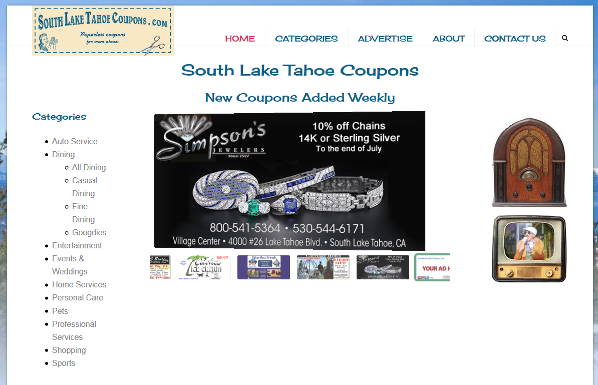 South Lake Tahoe Coupons