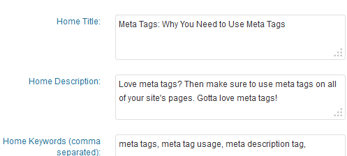 Meta Tags