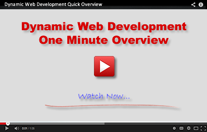 Dynamic Web Development One Minute Overview